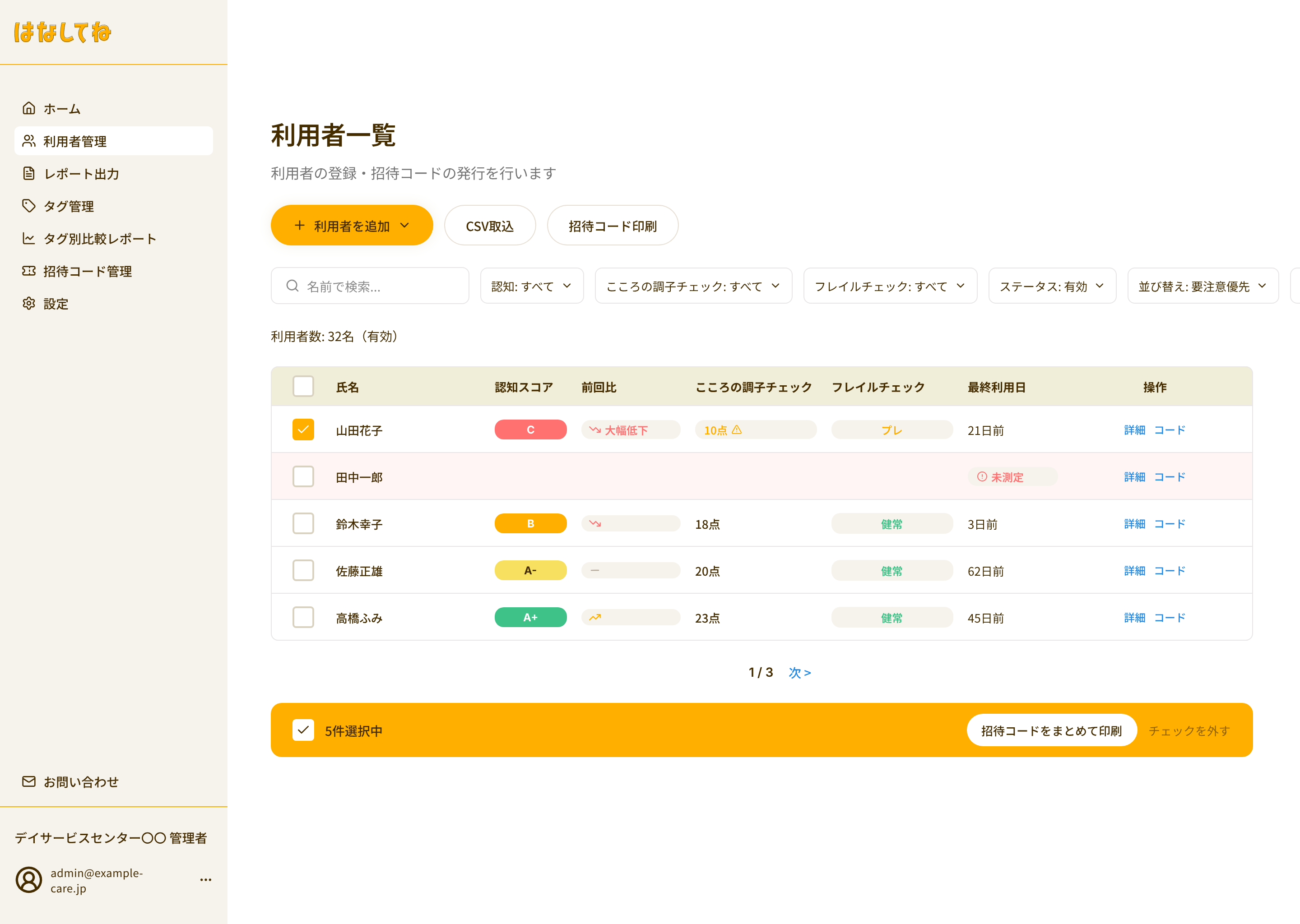 ダッシュボード